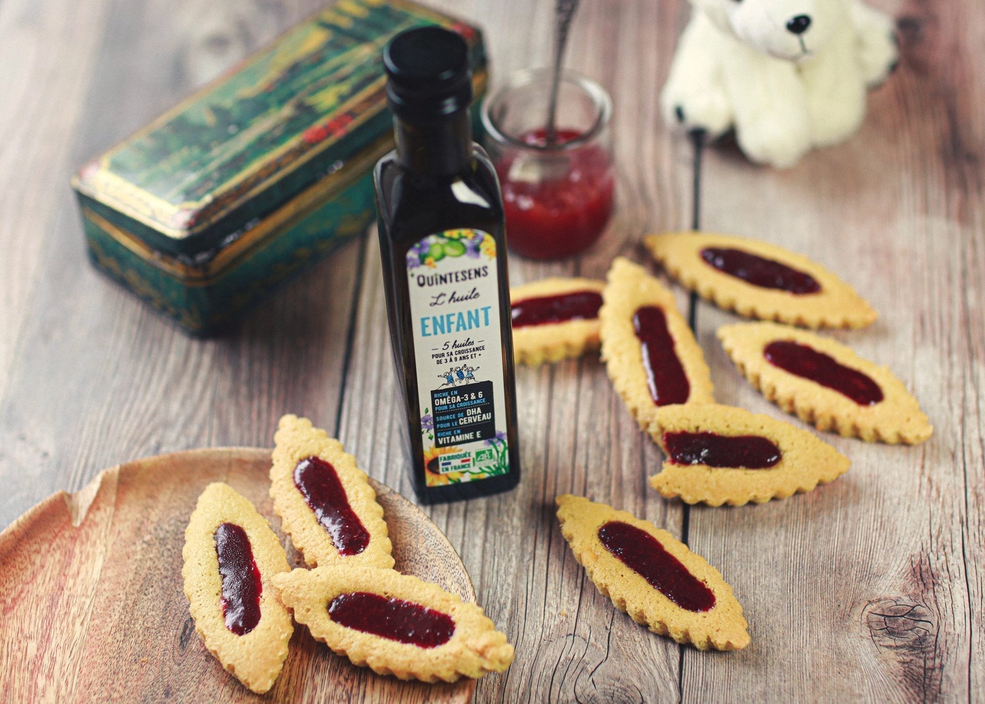 Recette barquettes aux fruits sans gluten à l'huile santé enfant