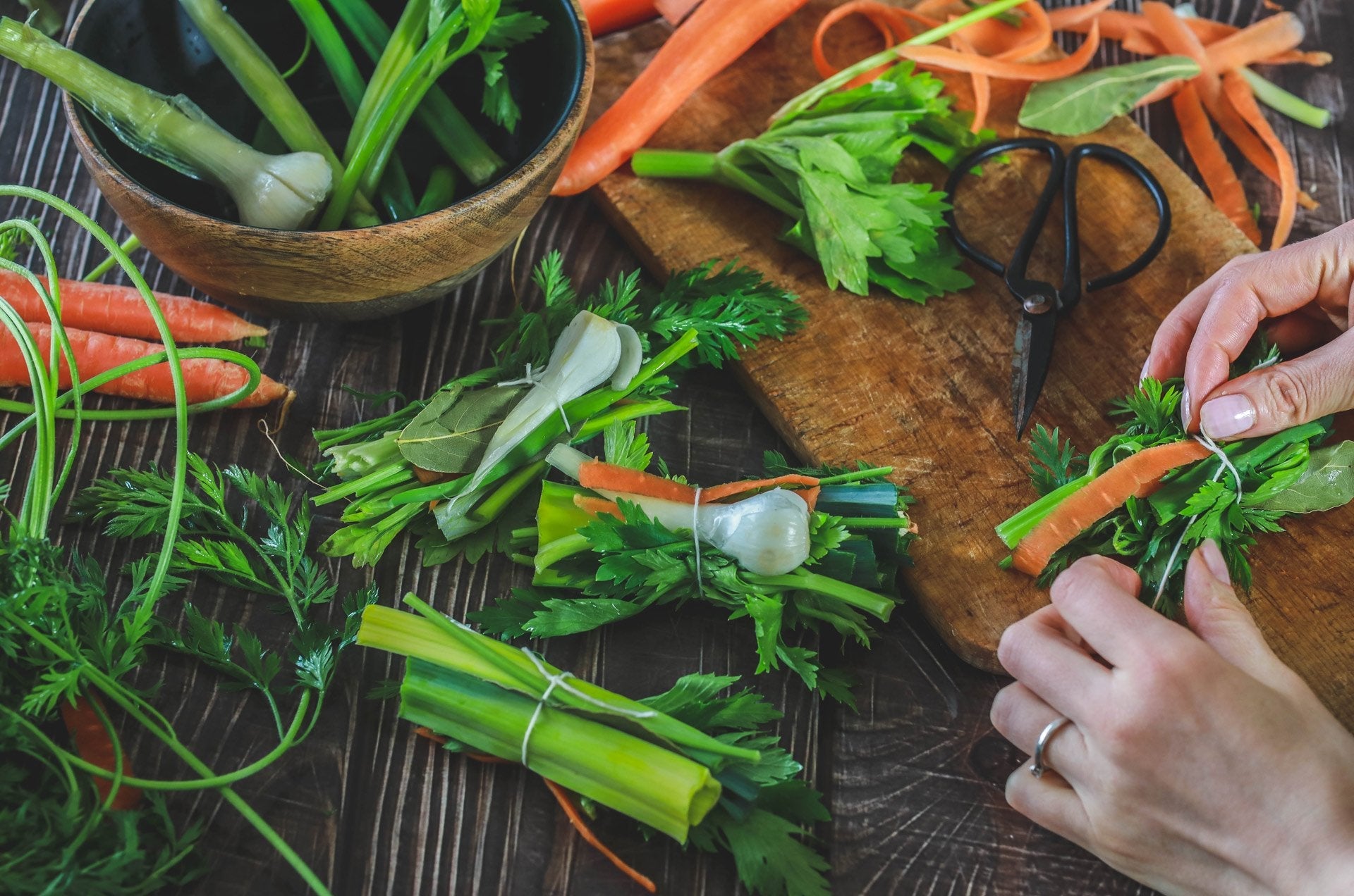 Bouquets garnis zéro déchet