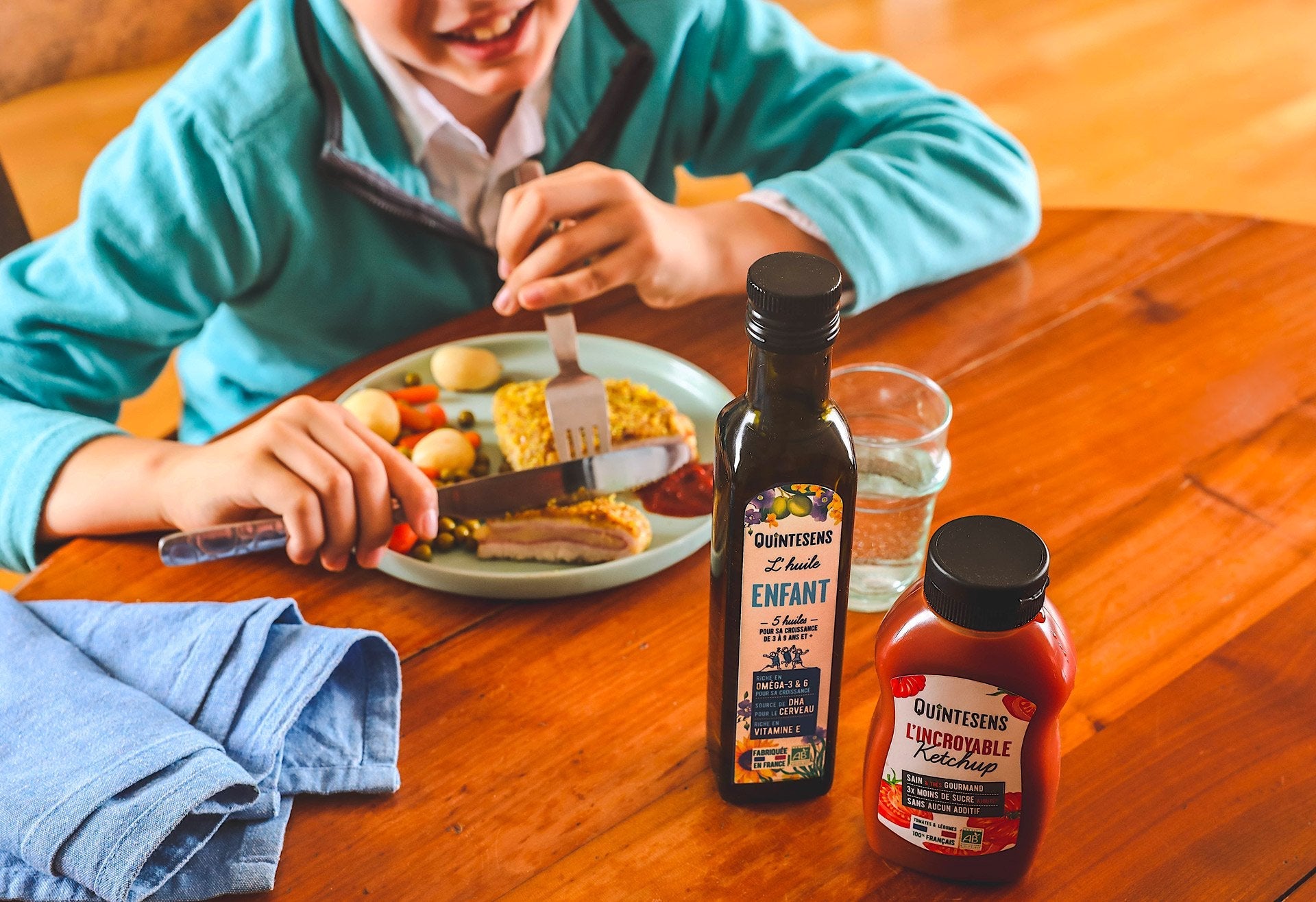 Recette de cordon bleu à l'huile santé enfant