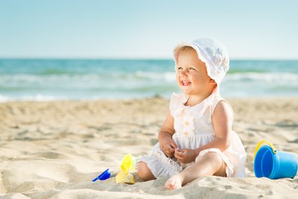 Bébé vient à la plage: les recommandations