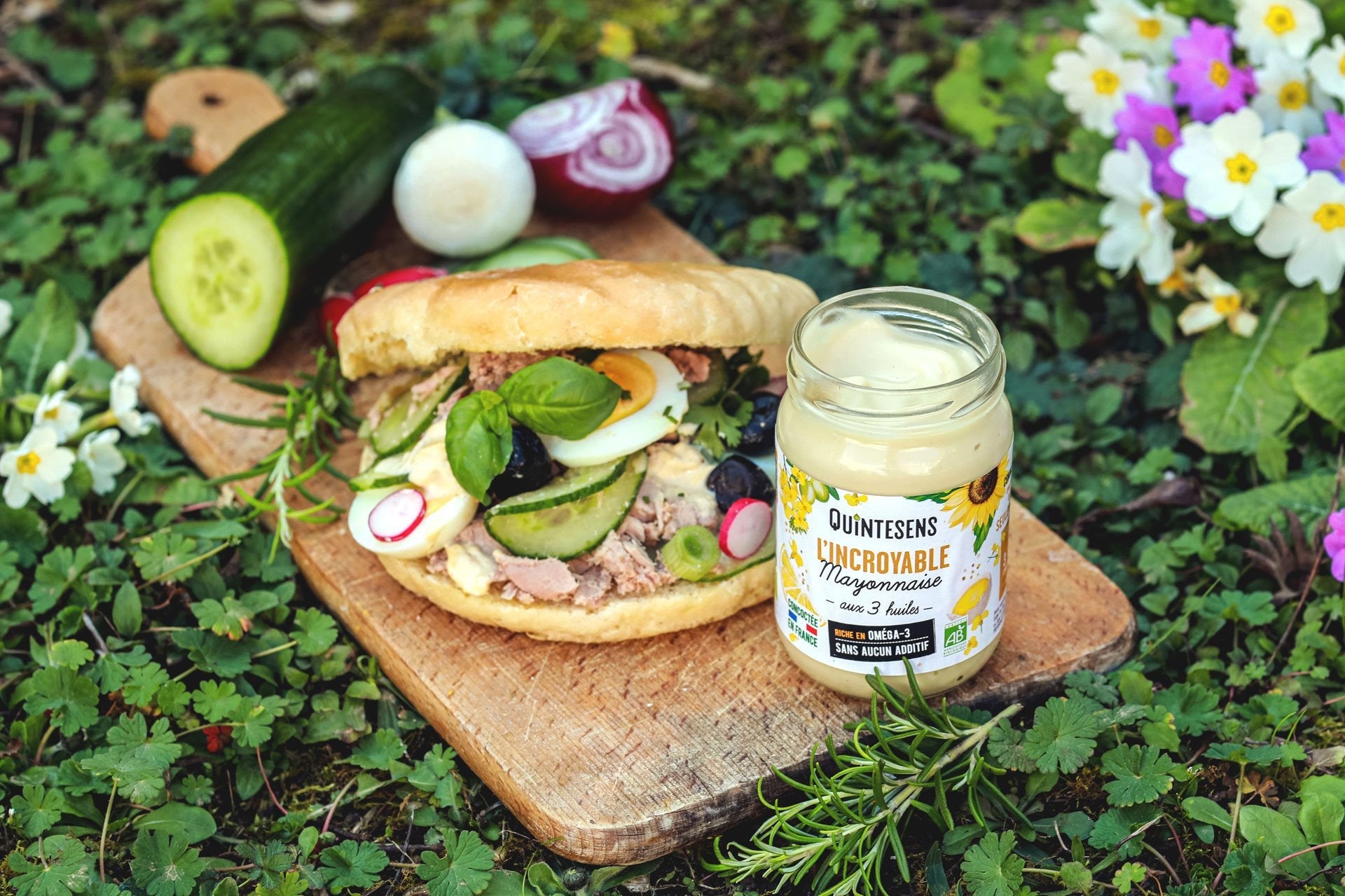 Pain bagnat sauce mayonnaise