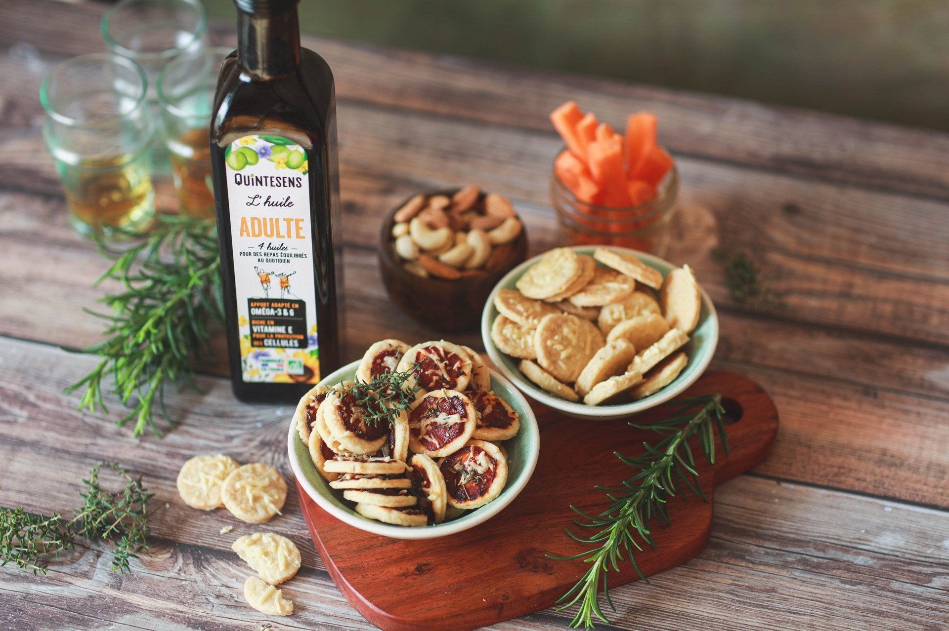 Crackers Monaco et mini pizza