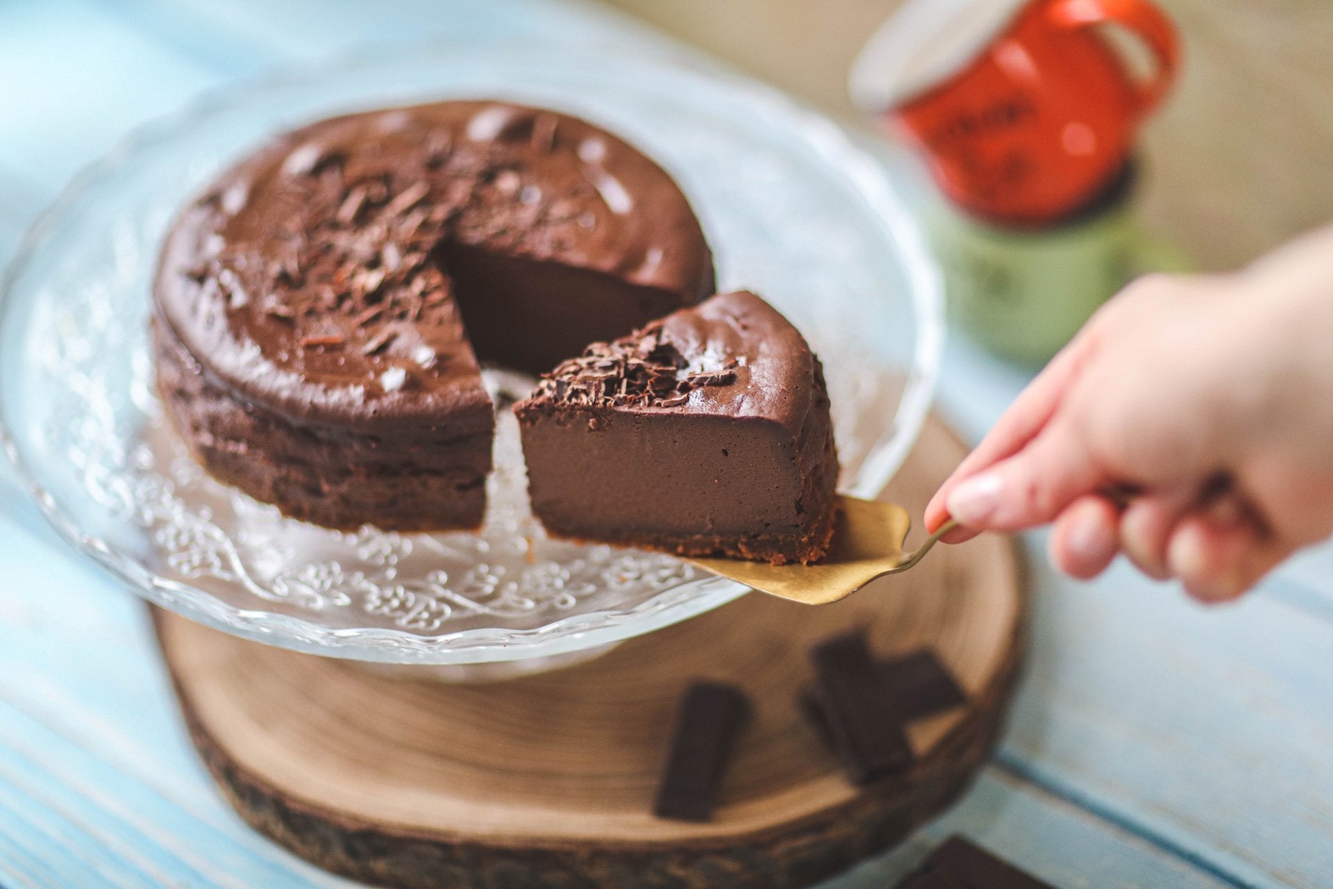 Cheesecake tout chocolat