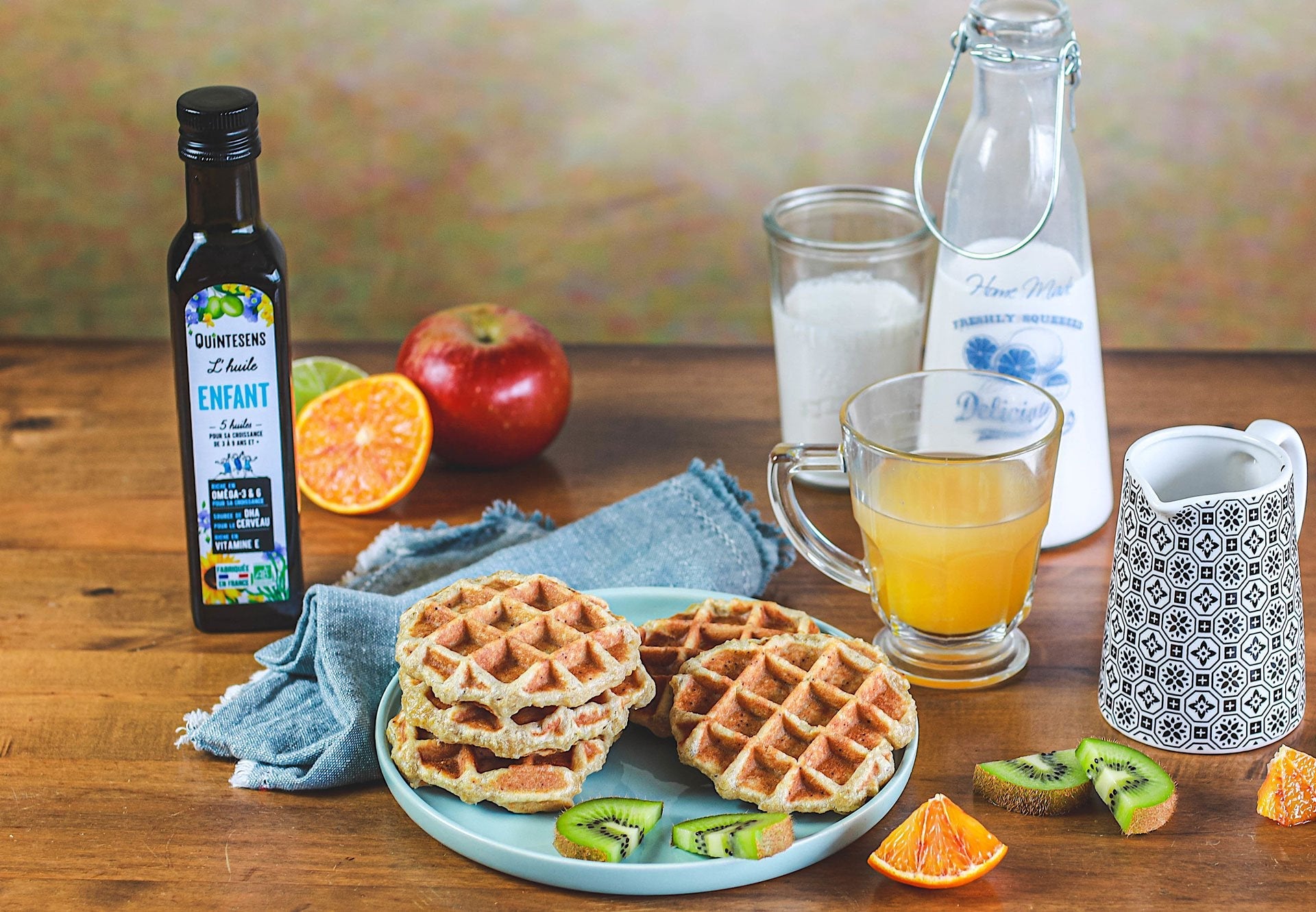 Gaufres vegan et sans gluten