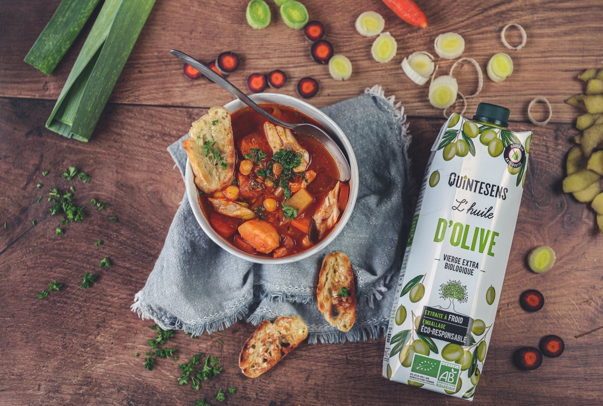 Ragoût de poisson zéro déchet