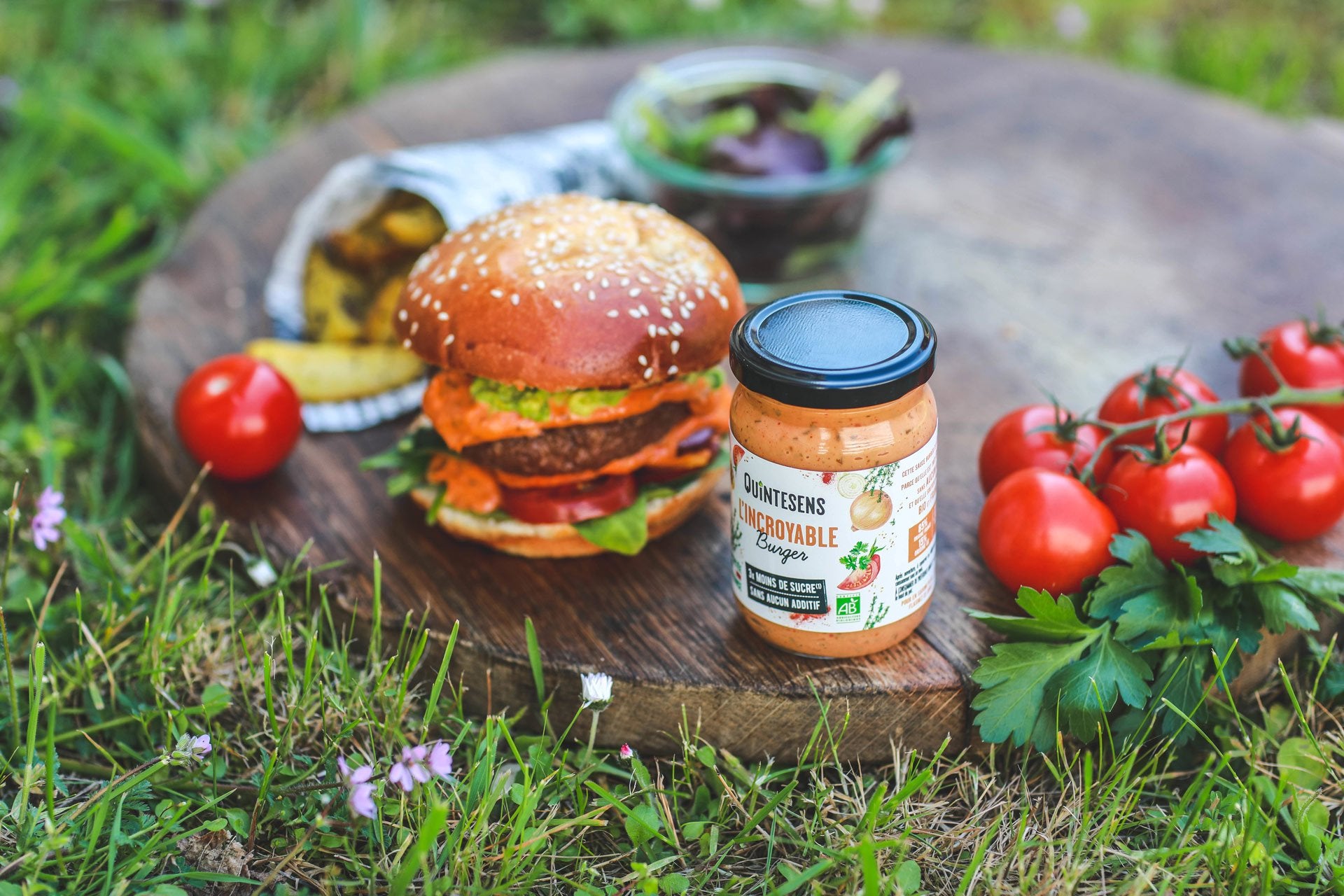 Recette du burger Quintessens avec sa sauce burger