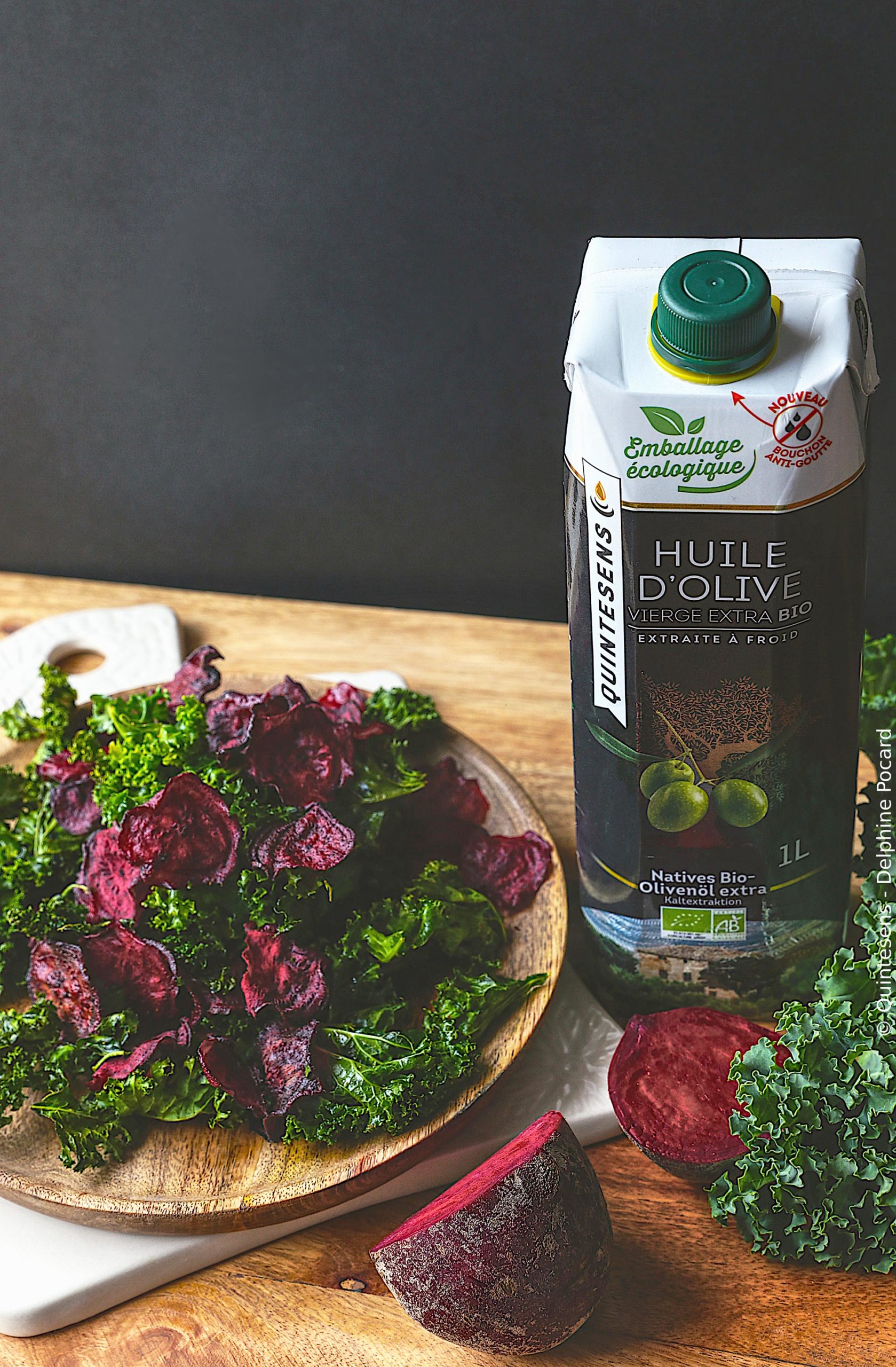 Instant apéro bio : Chips de betterave et de chou kale