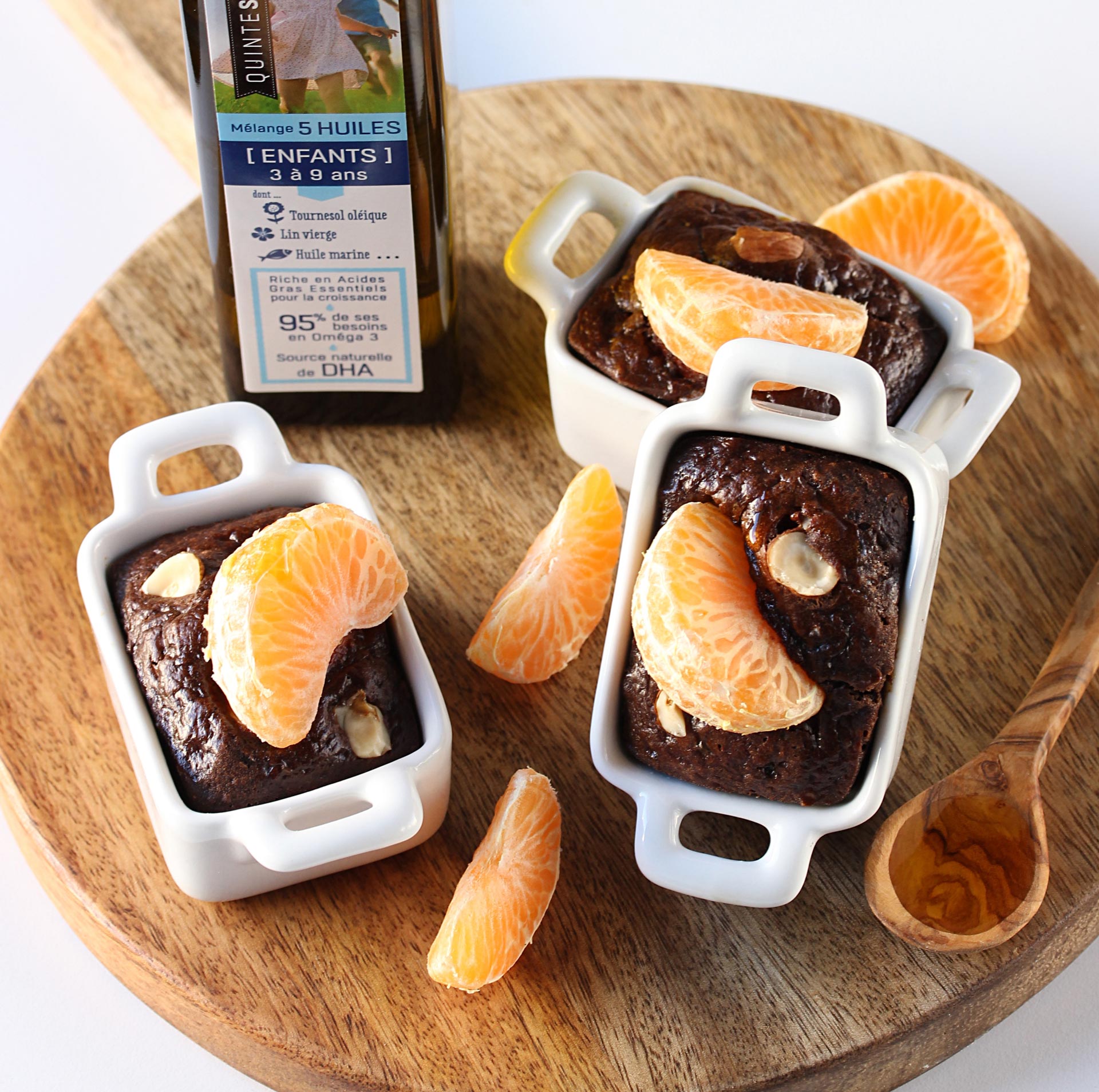 Brownie noisette et clémentine  enfants