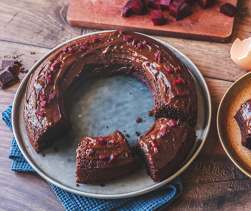 Cake betterave et chocolat