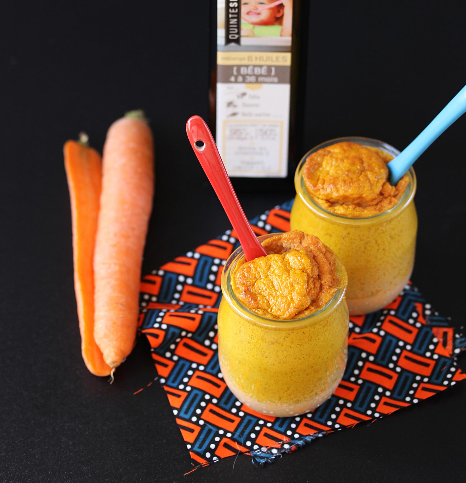 FLAN À LA CAROTTE (DÈS 12 MOIS)