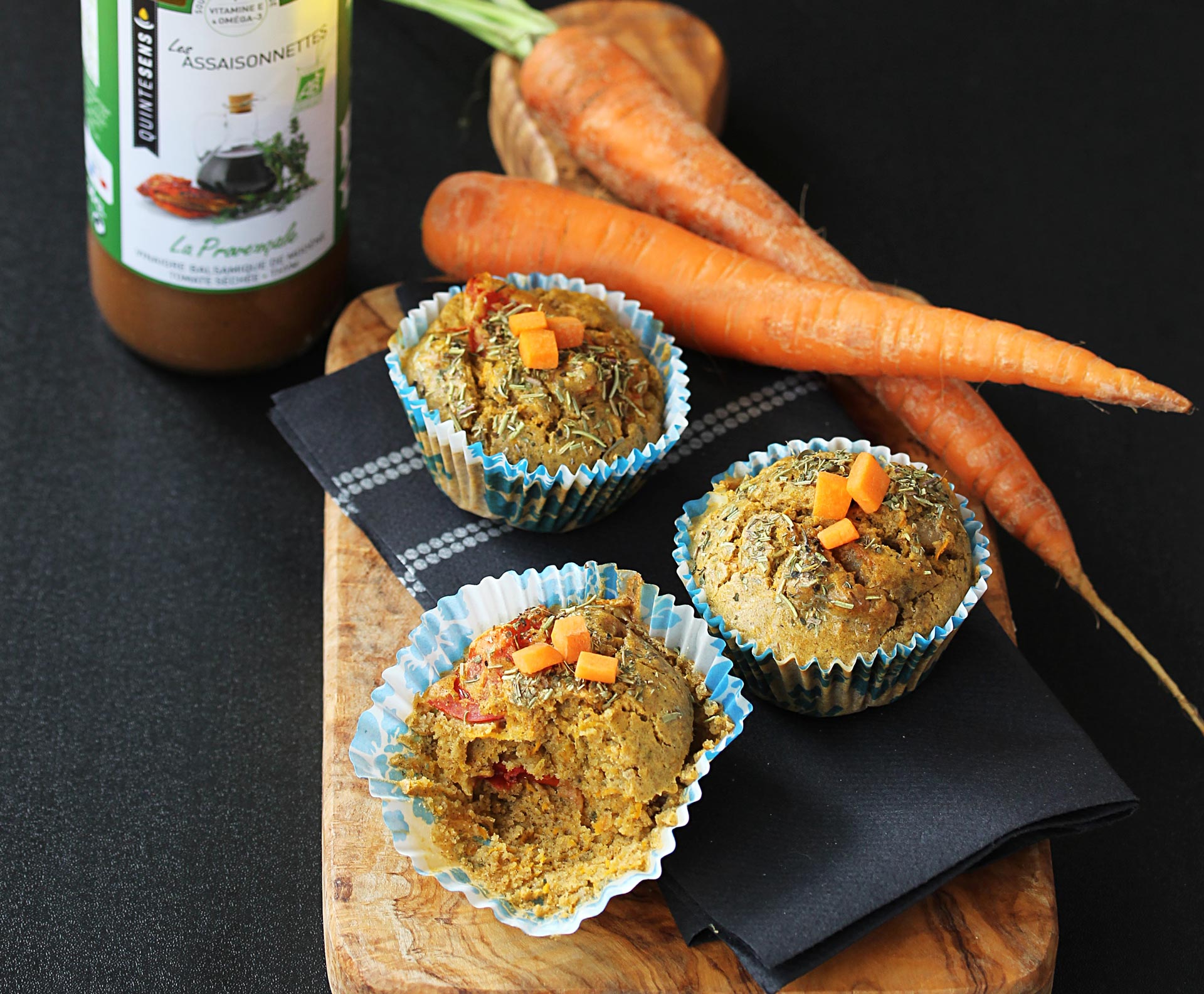 MUFFINS À LA PROVENÇALE, SANS GLUTEN