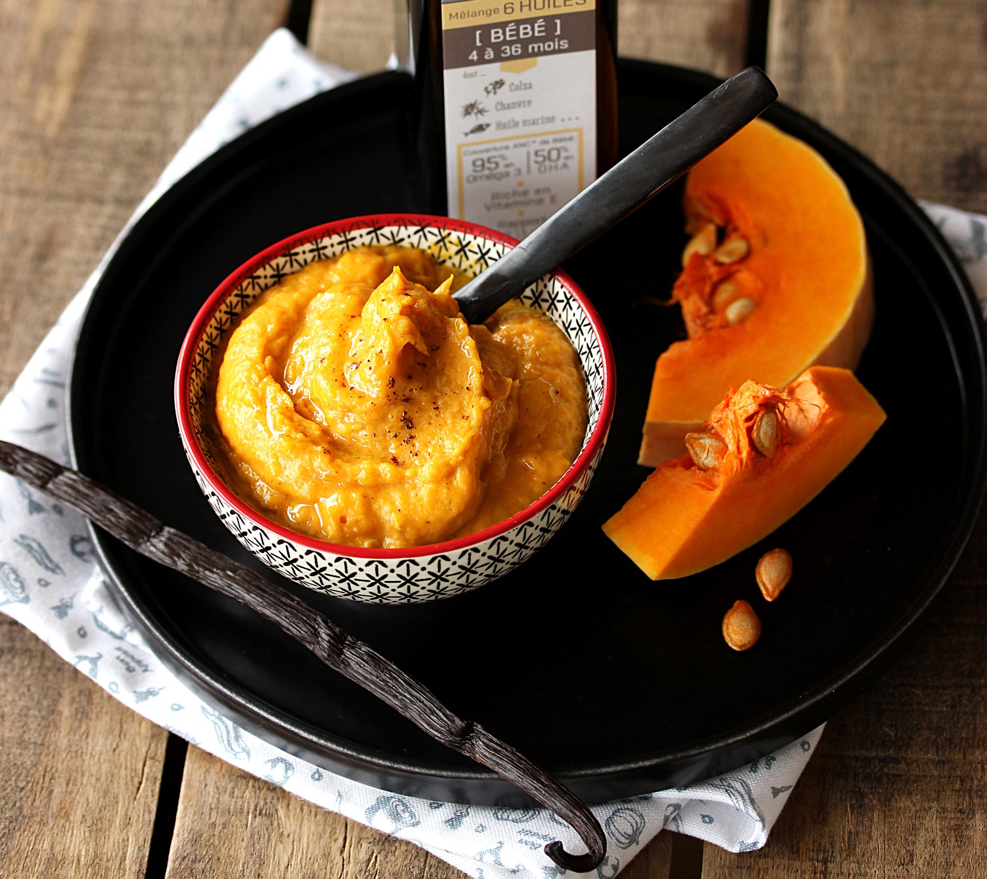 Purée de courge butternut au cabillaud  Bébé (dès 6 mois)