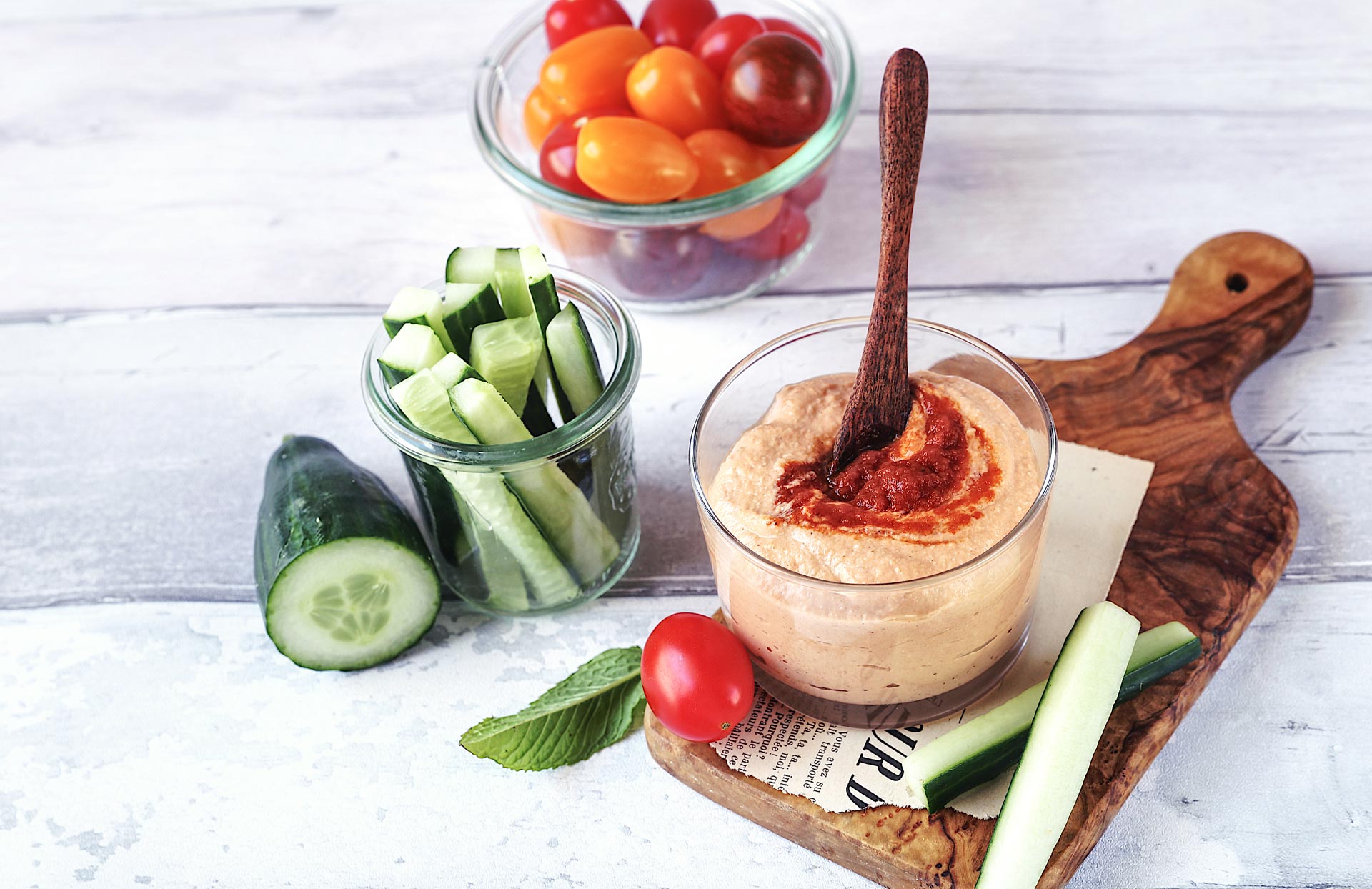 Sauce cocktail  brochettes ou trempette de légumes