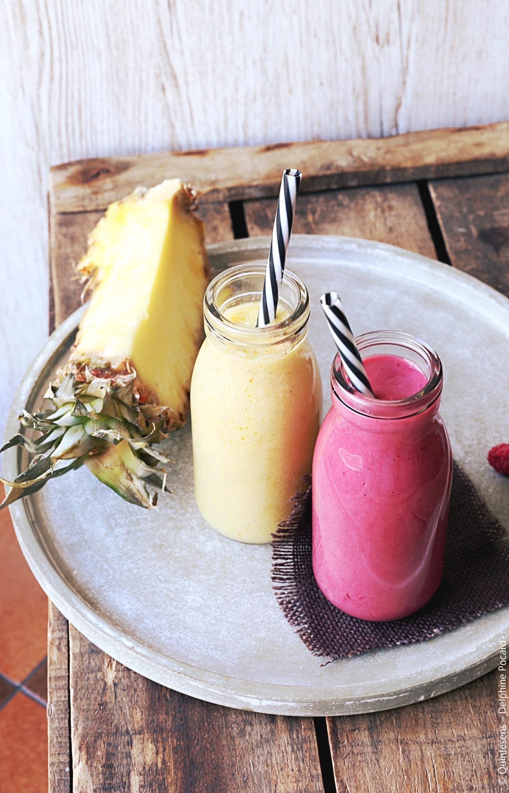 SMOOTHIE BETTERAVE FRAMBOISE ANANAS CURCUMA