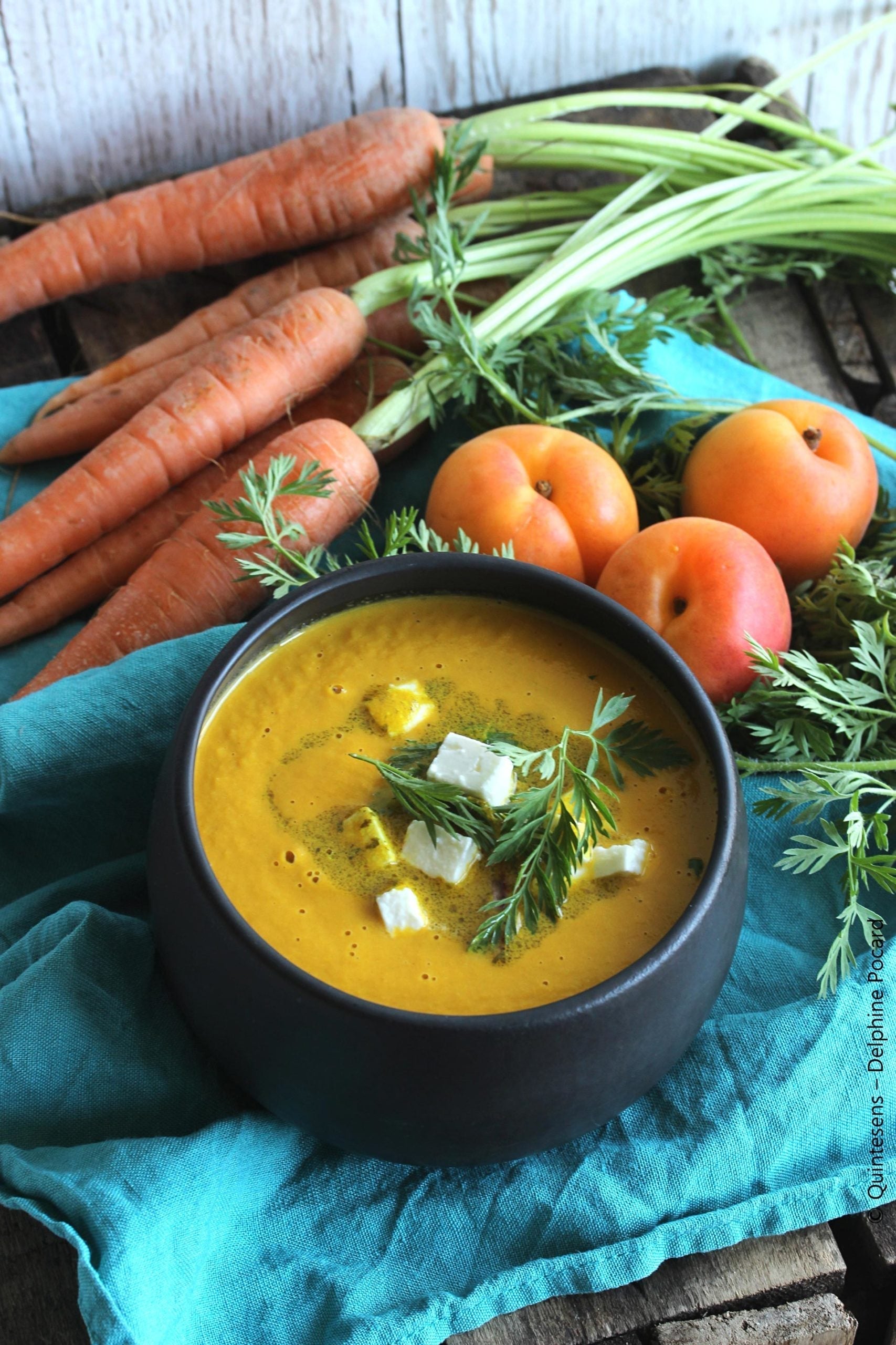 SOUPE FROIDE DE CAROTTE ET ABRICOT