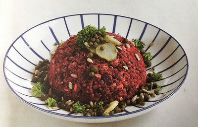 Tartare végétal de lentilles du Puy et betterave