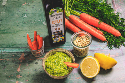 Pesto vert aux fanes de carottes