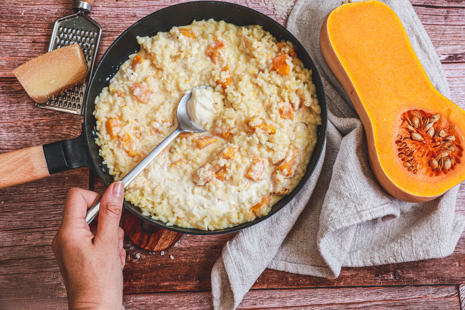 RISOTTO À LA COURGE BUTTERNUT