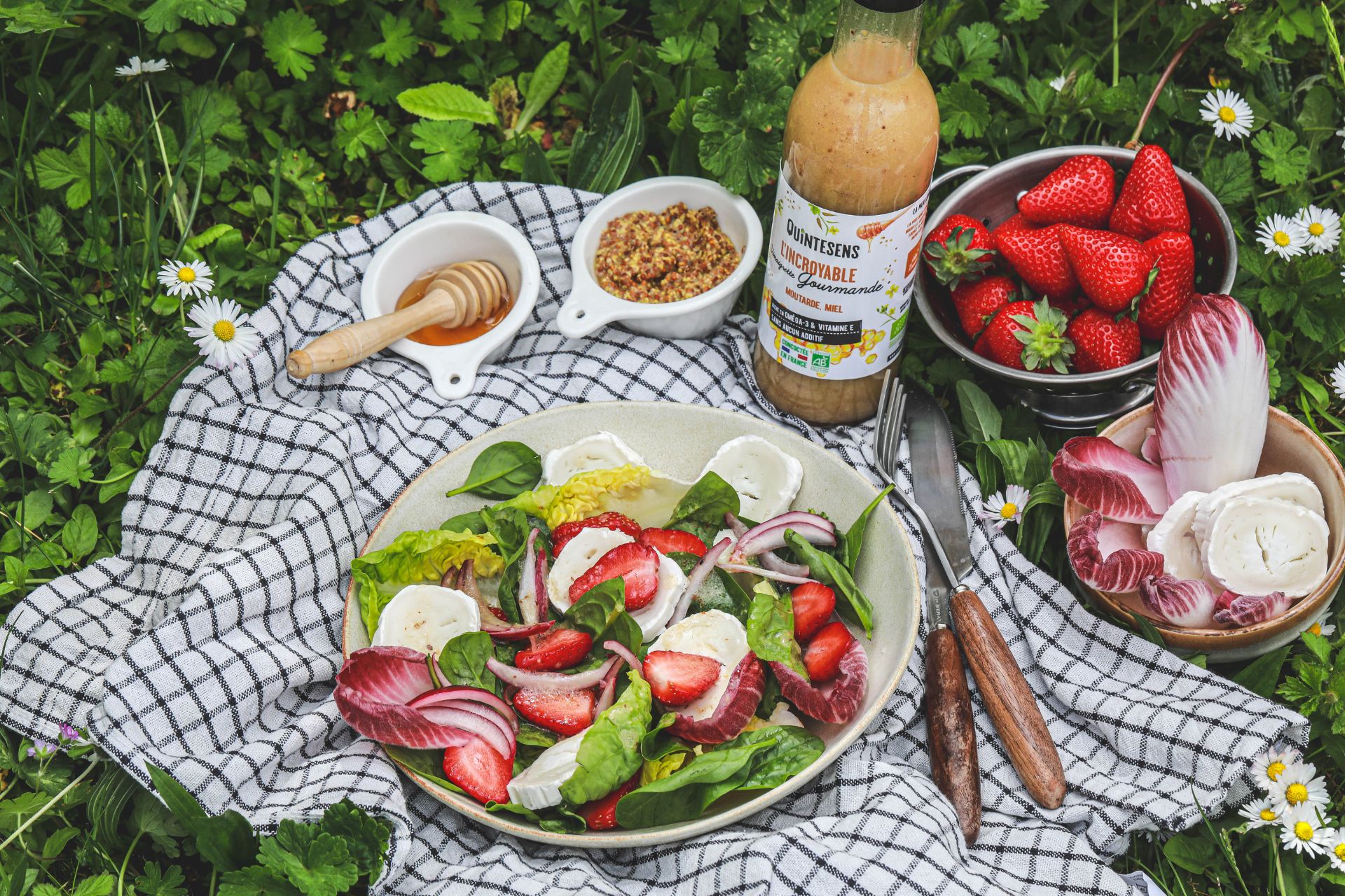 Salade sucrée-salée