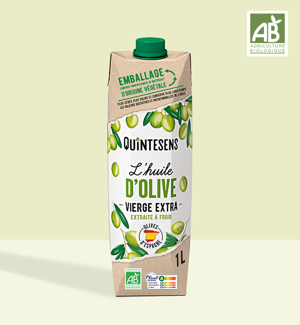 L’huile d’olive bio vierge extra Quintesens - 1L