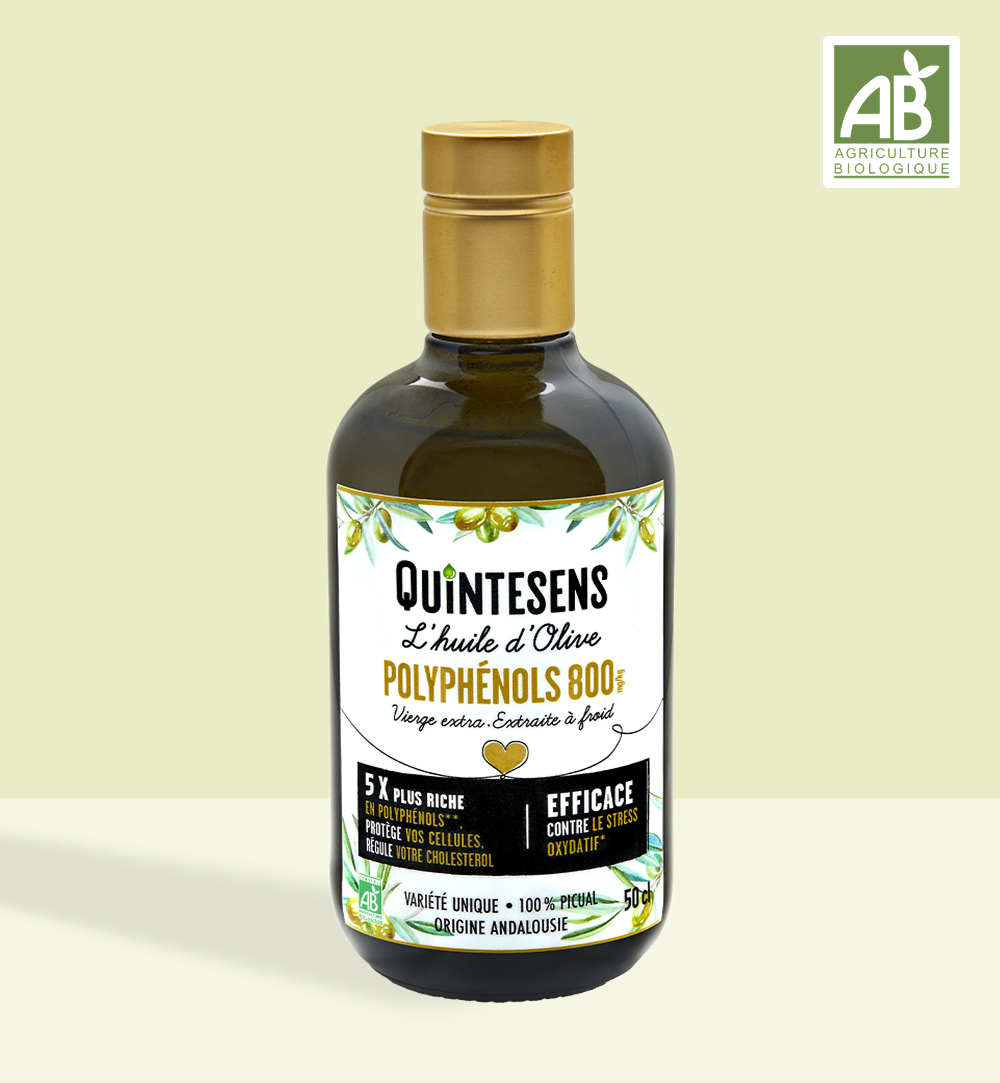 L'huile d'olive polyphénols 800