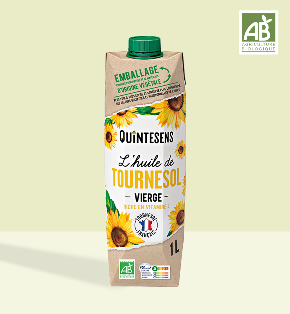L’huile de tournesol bio Quintesens