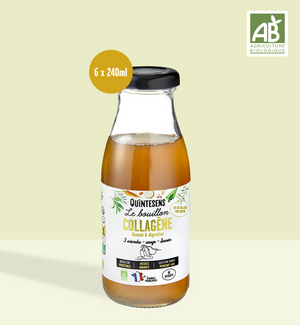 Bouteille de 240 ml du bouillon Collagène Quintesens