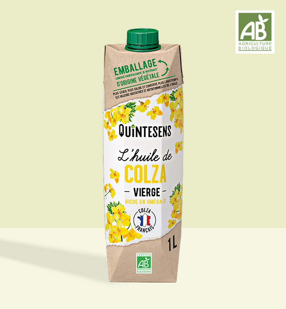 L’huile de colza bio vierge Quintesens