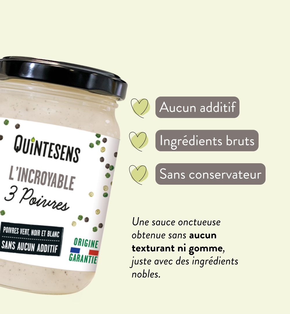 L'incroyable sauce poivre