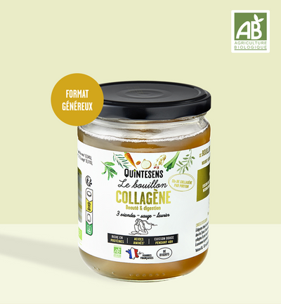 Bocal de 515 ml du bouillon Collagène Quintesens