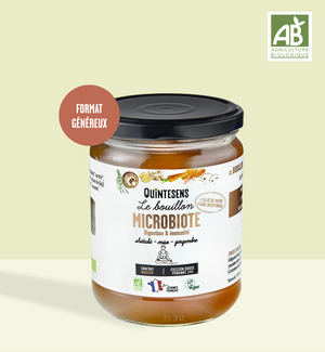 Bocal de 515 ml du bouillon Microbiote Quintesens