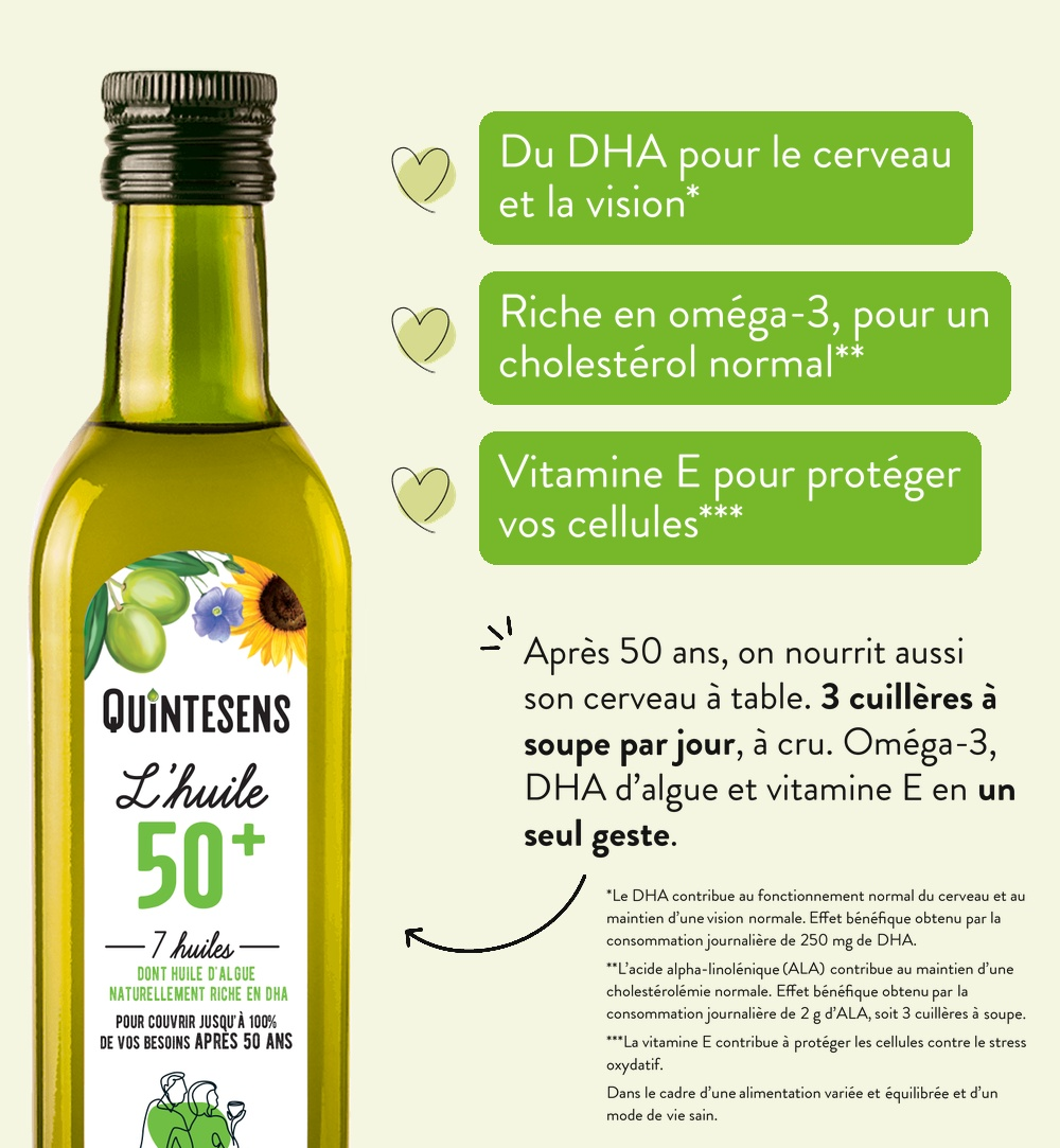 L'huile 50+
