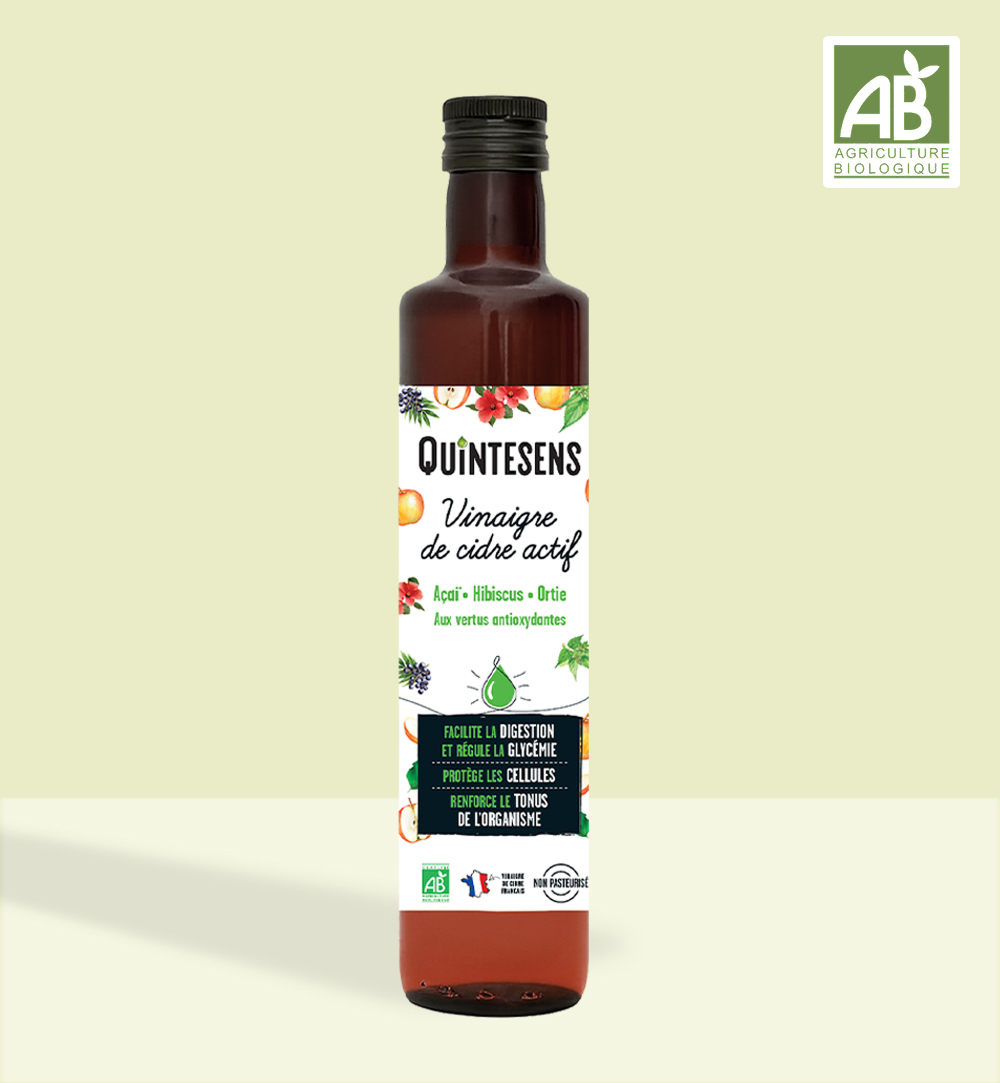 Le vinaigre de cidre actif aux vertus Antioxydantes