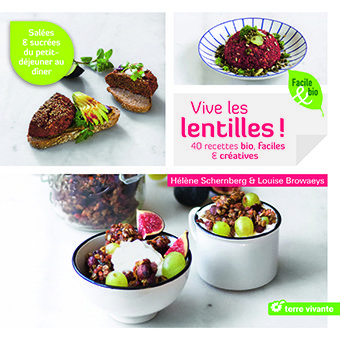 couverture livre vive lentille recette