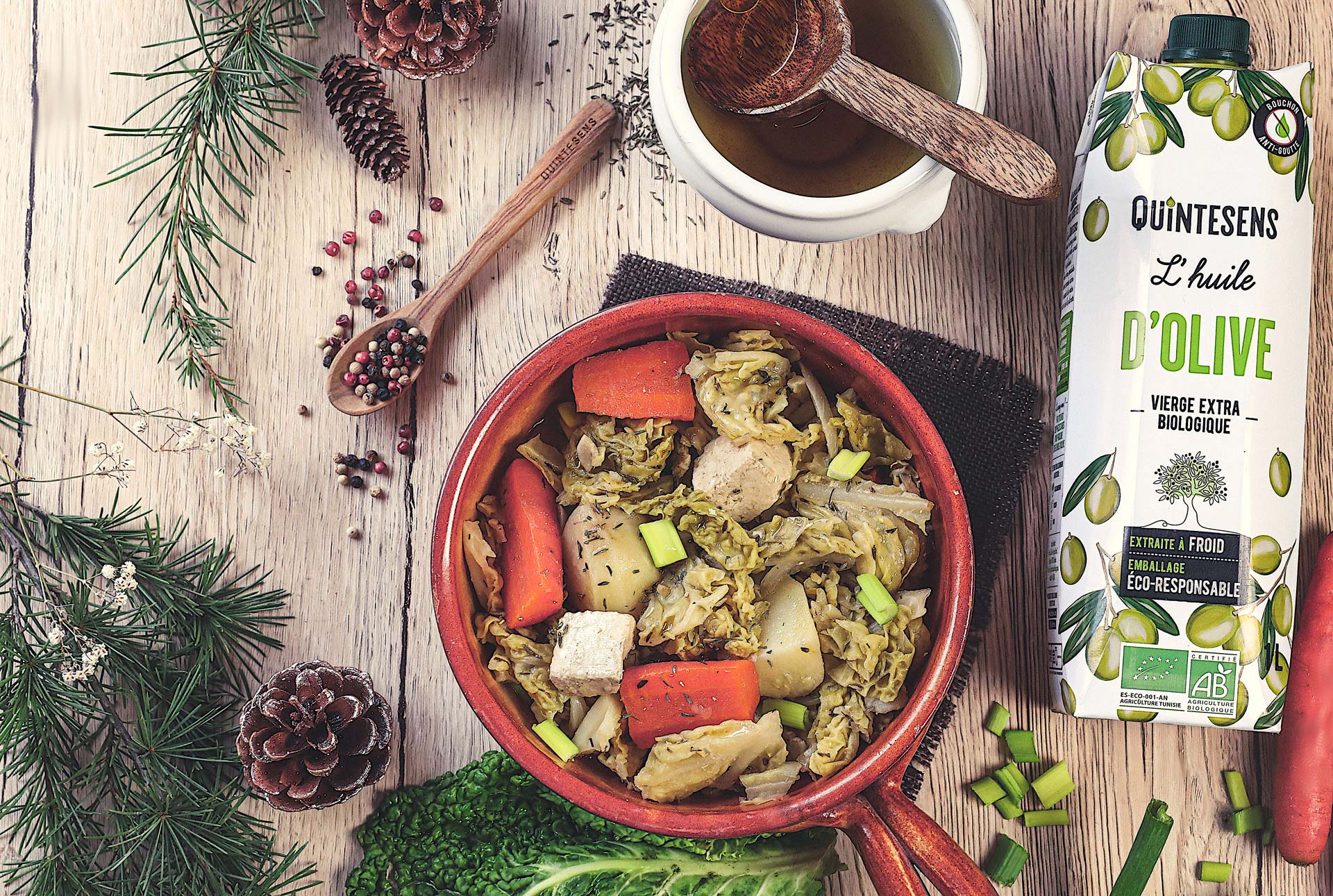 Pot au feu vegan Recette bio Quintesens